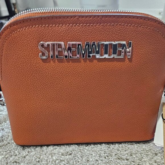 STEVE MADDEN BMAGGIE UPDATE SLEEK AND SLIM CROSSBODY- WHISKEY SPICE - NEW W/TAGS - Picture 2 of 7